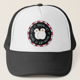 Let it Snow Holiday Tshirts and Gifts Trucker Hat