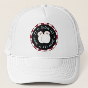 Let it Snow Holiday Tshirts and Gifts Trucker Hat