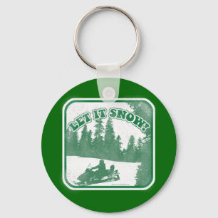 Let It Snow Key Ring