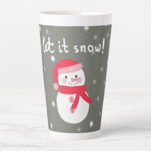 Let It Snow Latte Mug
