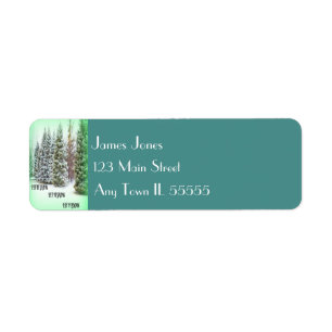 Let It Snow! Let It Snow! Let it Snow! Return Address Label