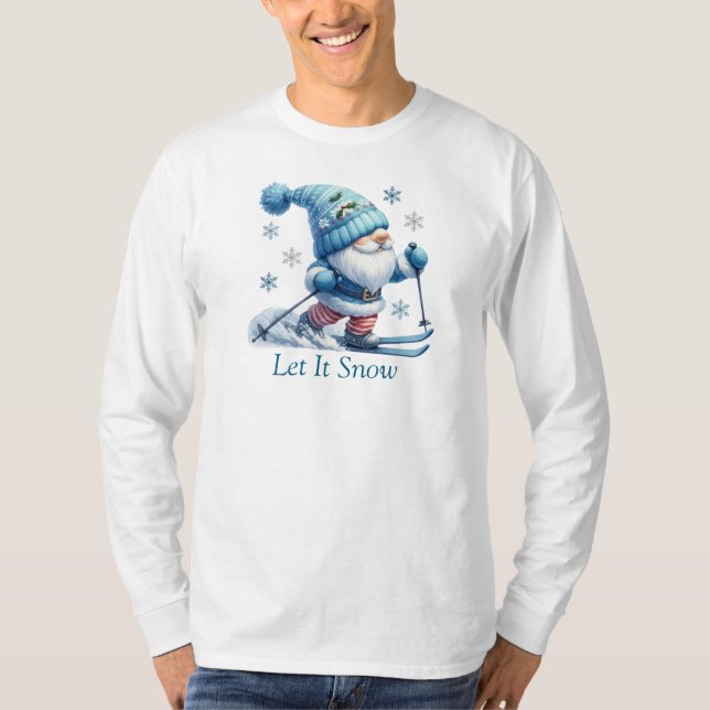Let It Snow Long Sleeve T-Shirt (Front)