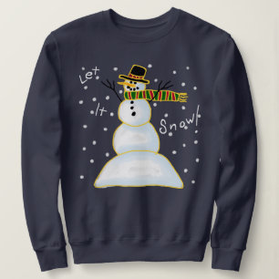 Let It Snow-man Christmas Sweatshirt