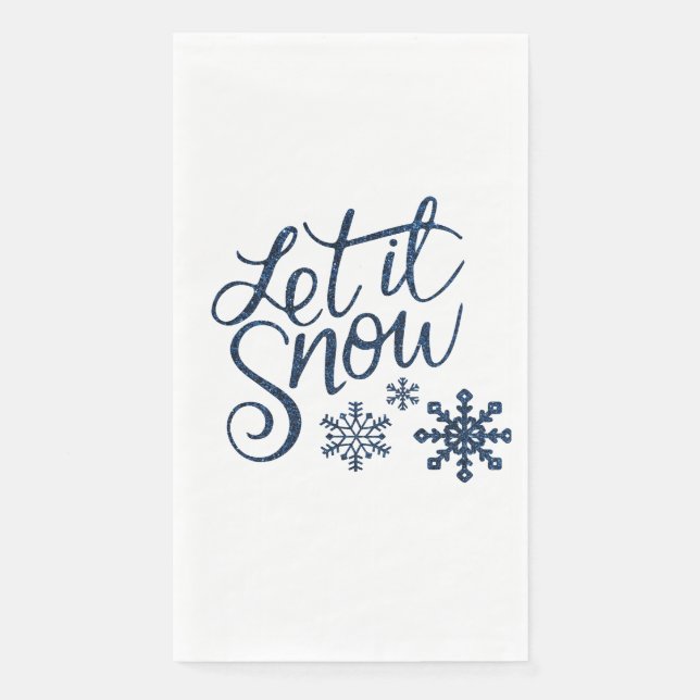 Let It Snow Napkin (Front)