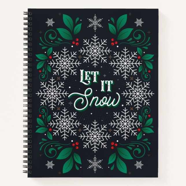 Let It Snow Notebook (Front)