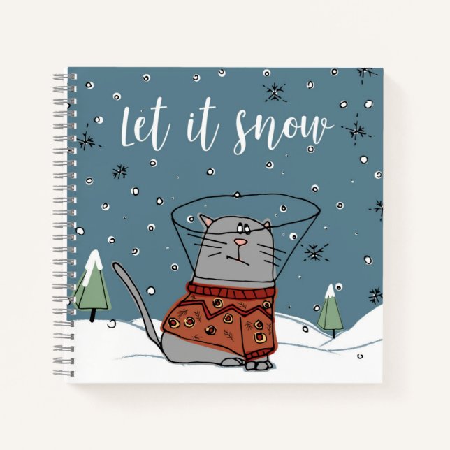 Let it snow notebook (Front)