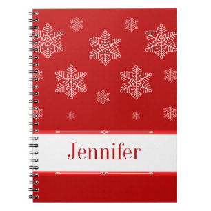 Let it Snow Notebook, Red Notebook