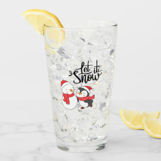 Let It Snow on a  Glass