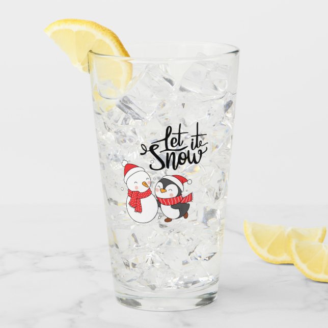 Let It Snow on a  Glass (Front Ice)