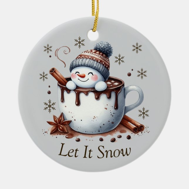 Let It Snow Ornament (Front)