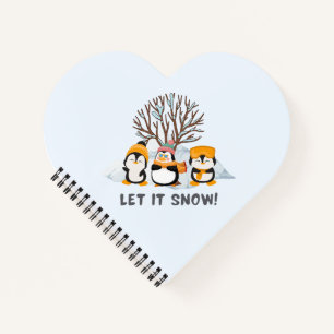 Let It Snow penguins Notebook