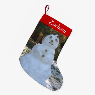 Let it Snow Personalised Snowman Stockings