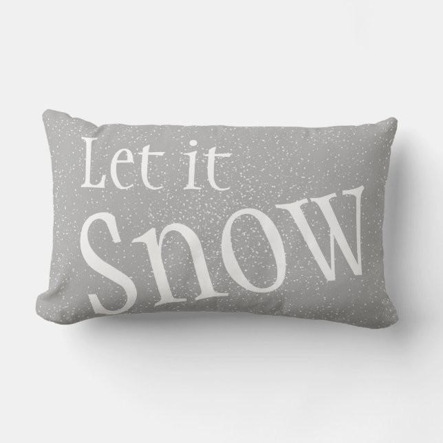 Let it Snow Pillow (Front)