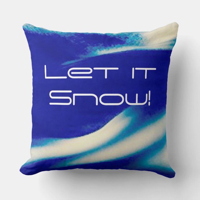 Let it Snow Pillow (Front)