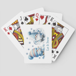 Let It Snow Playing Cards