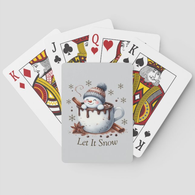 Let It Snow Playing Cards (Back)