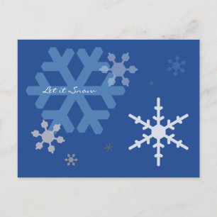 Let it Snow Postcard