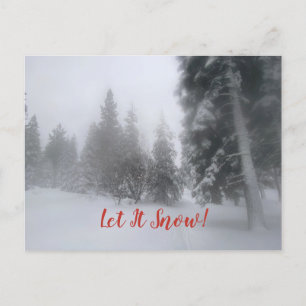 Let It Snow! Postcard
