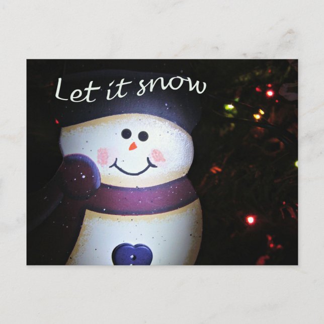 Let It Snow Postcard (Front)