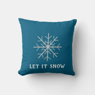 Let it snow, Snowflake Cushion