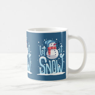 Let It Snow Snowman Coffee Mug