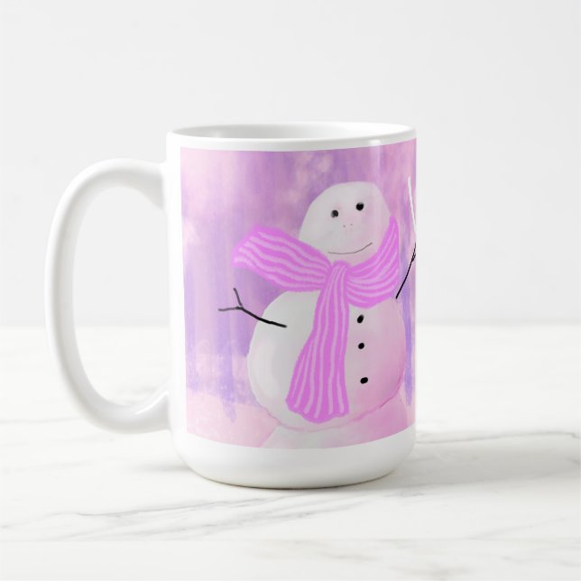 Let it Snow!  Snowman  Coffee Mug (Left)