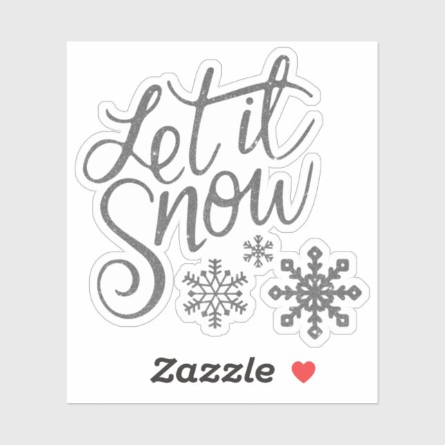 let it snow sticker (Sheet)