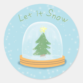 Let it snow stickers