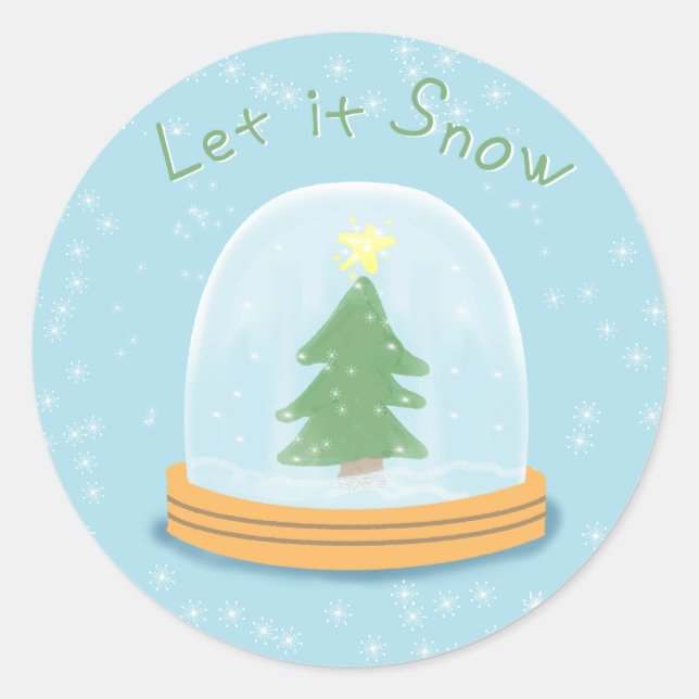 Let it snow stickers (Front)