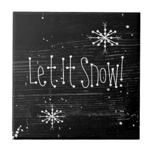 Let It Snow Tile