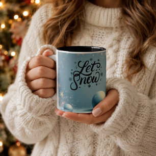 Let It Snow Winter Coffee Mug