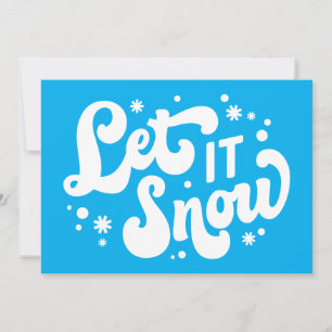 Let It Snow Winter Design Card