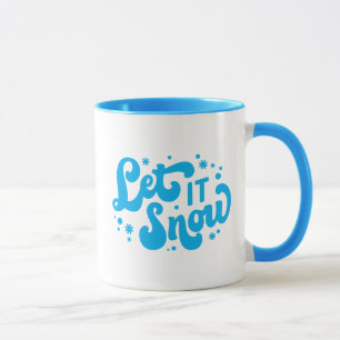 Let It Snow Winter Design Mug