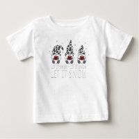 LET IT SNOW Winter Gnome - Leopard Buffalo Plaid