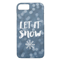 Let It Snow | Winter Night Bokeh Snowflake