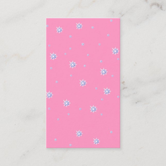 Let it Snow - Winter Snowflakes    Enclosure Card (Front)