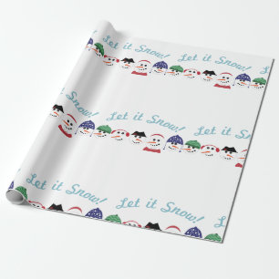 Let It Snow Wrapping Paper