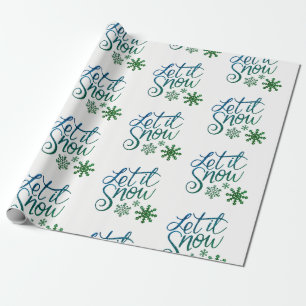 Let It Snow Wrapping Paper