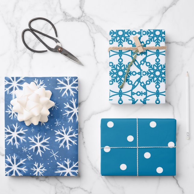 Let It Snow  Wrapping Paper Sheets (Front)