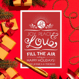 Let Joy, Peace & Love Fill The Air - Happy Holiday