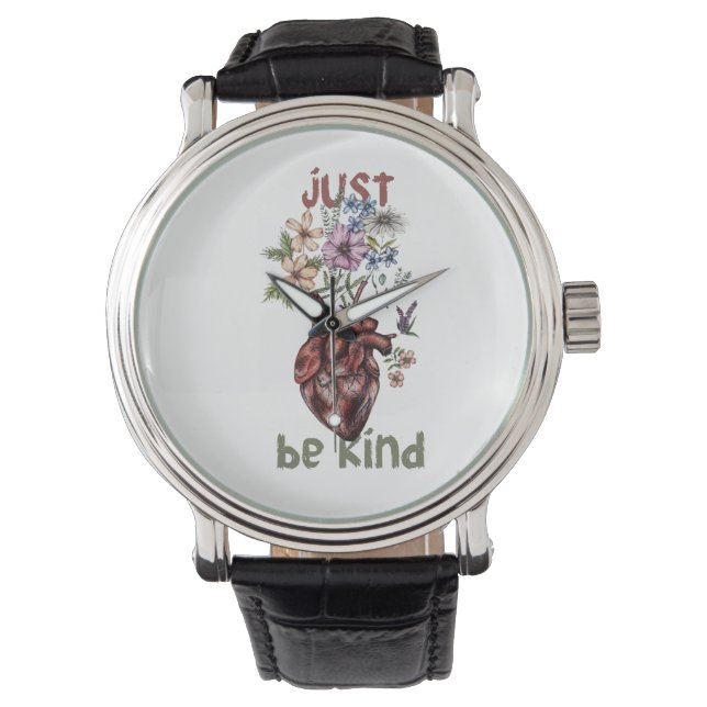 Let Kindness Bloom from Heart | watch🌿❤️ Watch (Front)