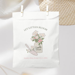 Let Littles Bloom Garden Seeds Baby Shower Favour Bag
