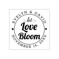 Let love bloom, wedding date and names wedding