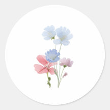Let Love Bloom Wildflower Stickers