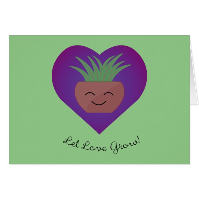 Let Love Grow Fern (Front Horizontal)