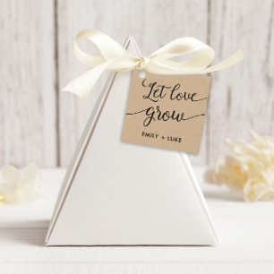 Let Love GROW Gift Tags, shower tags
