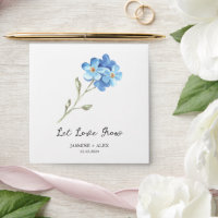Let Love Grow l Forget-me-not Seed Wedding Favour