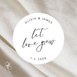 Let Love Grow Stickers<br><div class="desc">Let Love Grow Stickers</div>