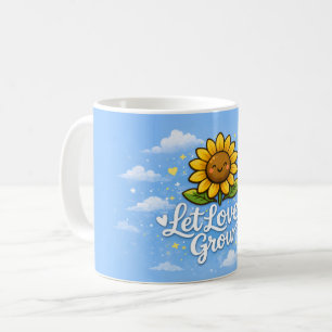 Let Love Grow - Sunflower Coffee Mug