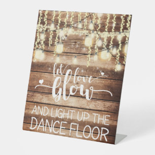 Let Love Grow Wedding Sign